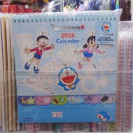 Doraemon Desk Calendar 2026