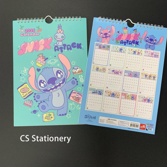 2026 Disney Stitch史迪仔月曆掛曆 正版授權 image