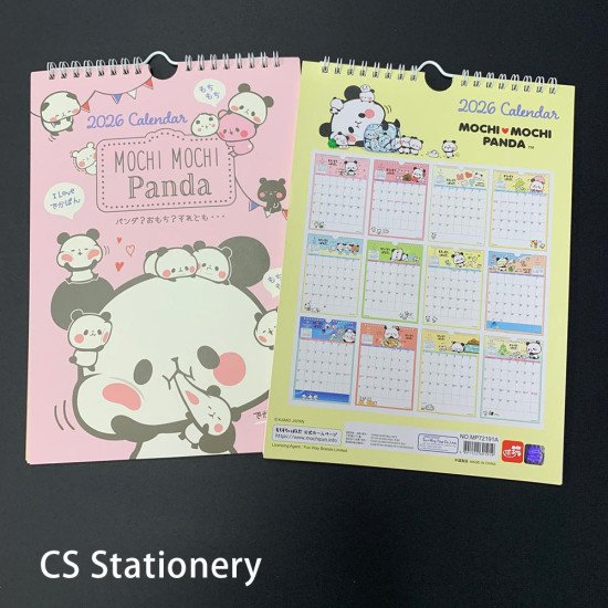 2026 麻糬貓熊掛曆 MOCHI PANDA正版月曆 image