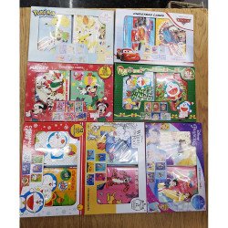 Cartoon Christmas card box set of 12 with envelop