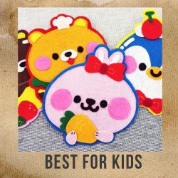 Non-woven creative handmade DIY - cute coaster penguin