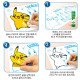 寶可夢玻璃彩繪貼紙DIY套組 6色 Pokemon Glass Art 兒童美勞 image