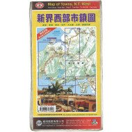 Hong Kong Map of Towns, New Territories