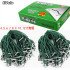 Kidario Malaysia Green Treasury Tags with metal ended  80pcs