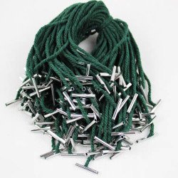 Kidario Malaysia Green Treasury Tags with metal ended  80pcs