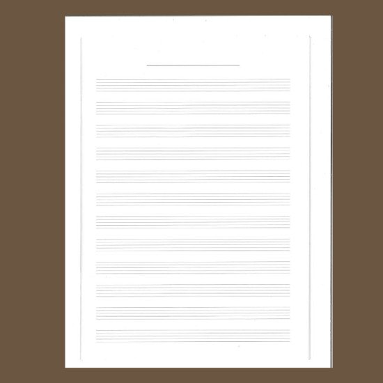 Showing image for Musical notation notebook Musical notation notebook children books image