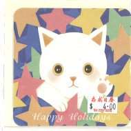 Mini cat greeting card 