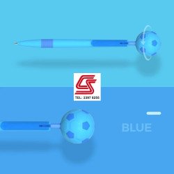 Sports Ball Rotating Stress Relief Pen - football
