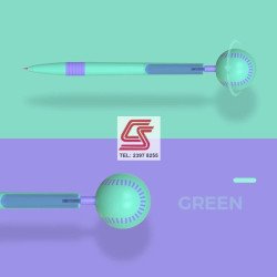 3-in-1 Rotating Ball Stress Relief Pen (Baseball)