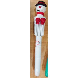 雪人拳擊筆 畢業禮物原子筆 