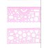 Spirograph Plastic Gear Drafting Ruler Set
