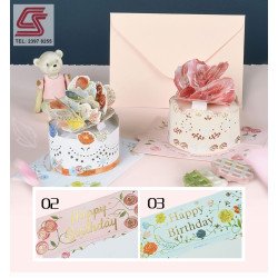 立體生日卡 3D BIRTHDAY CARD 獨一無二的生日禮物