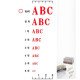 SANBY 英文字母印章 1號 字高10mm 自由組合連接印 英文字母組合印章 image