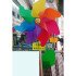 Classic rainbow windmill 30CM with wooden pole